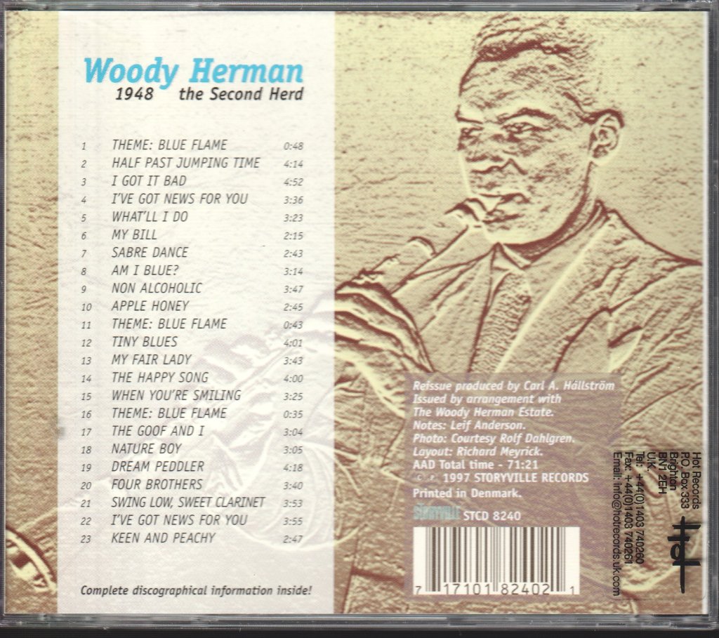 Woody Herman - Second Herd 1948 - Cd