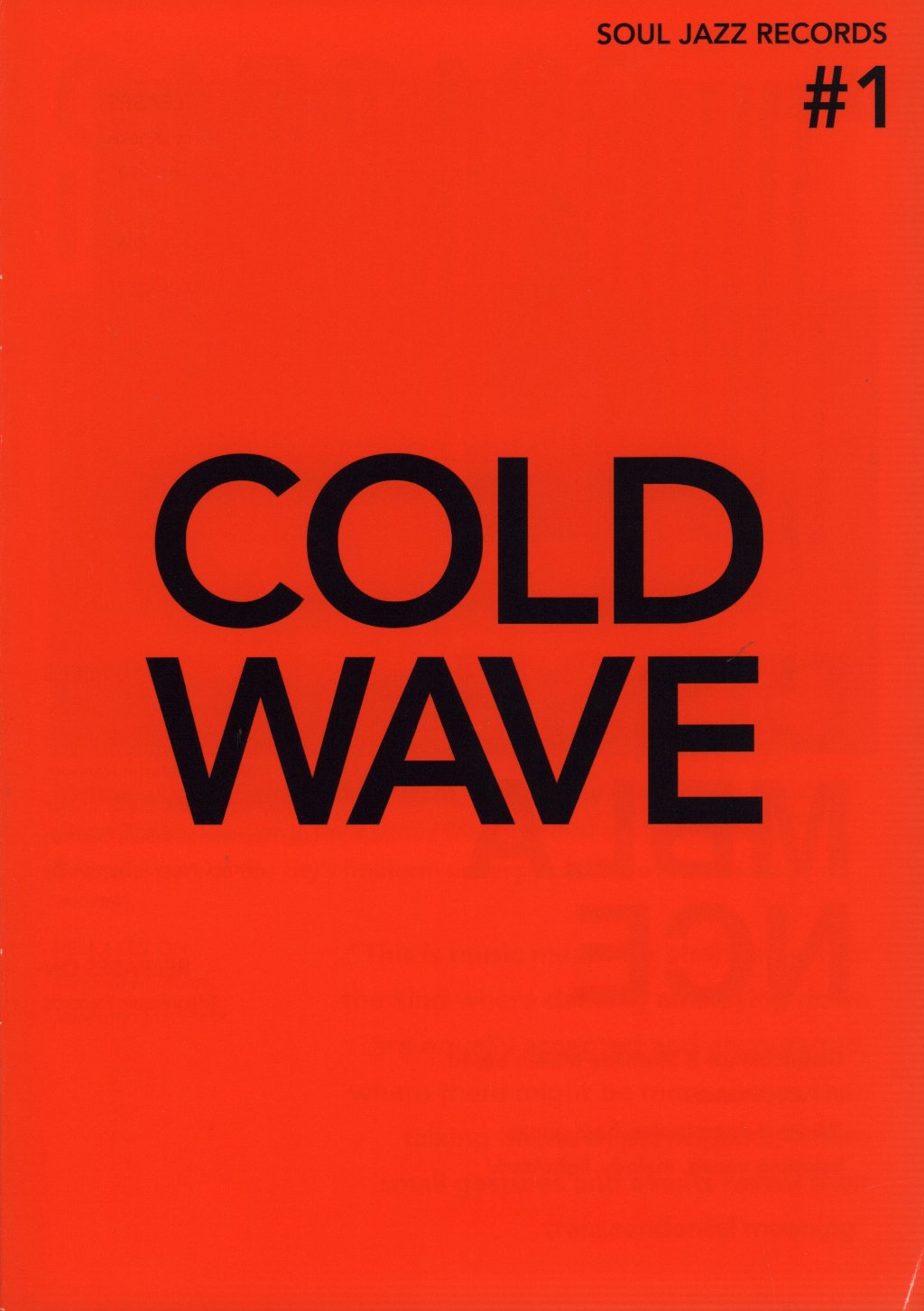 Various Artists - Cold Wave #1 - Double Lp