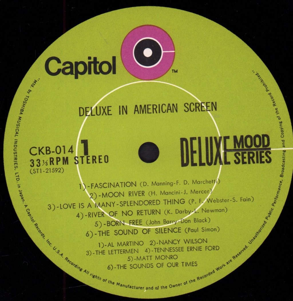 Various Artists - Deluxe In America Screen - Lp