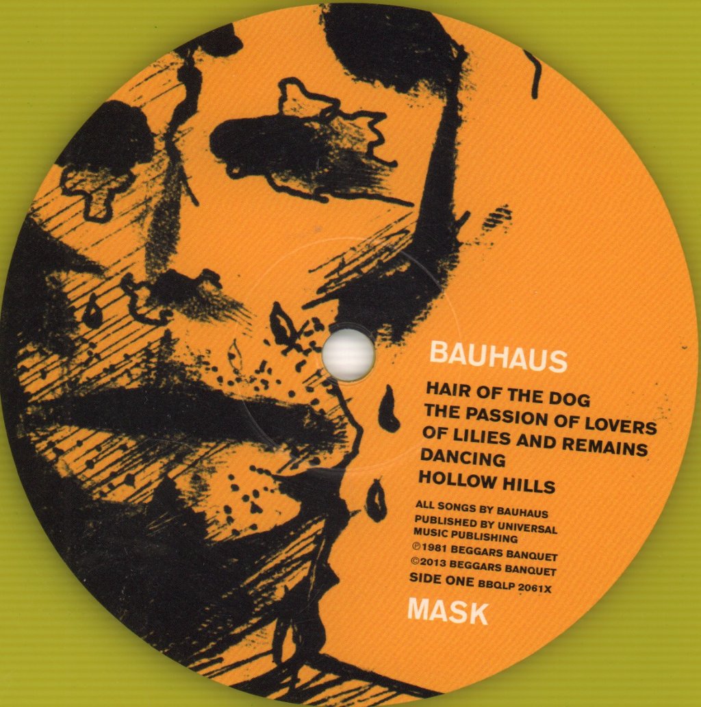Bauhaus - Mask - Lp