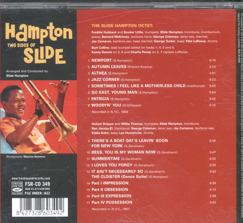Slide Hampton - Two Sides Of Slide - Cd