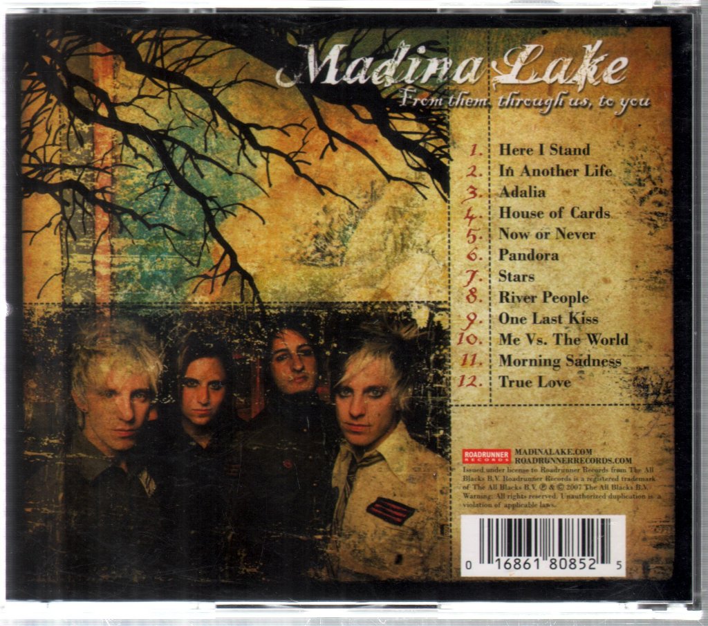 Madina Lake - From Them Through Us To You - Cd