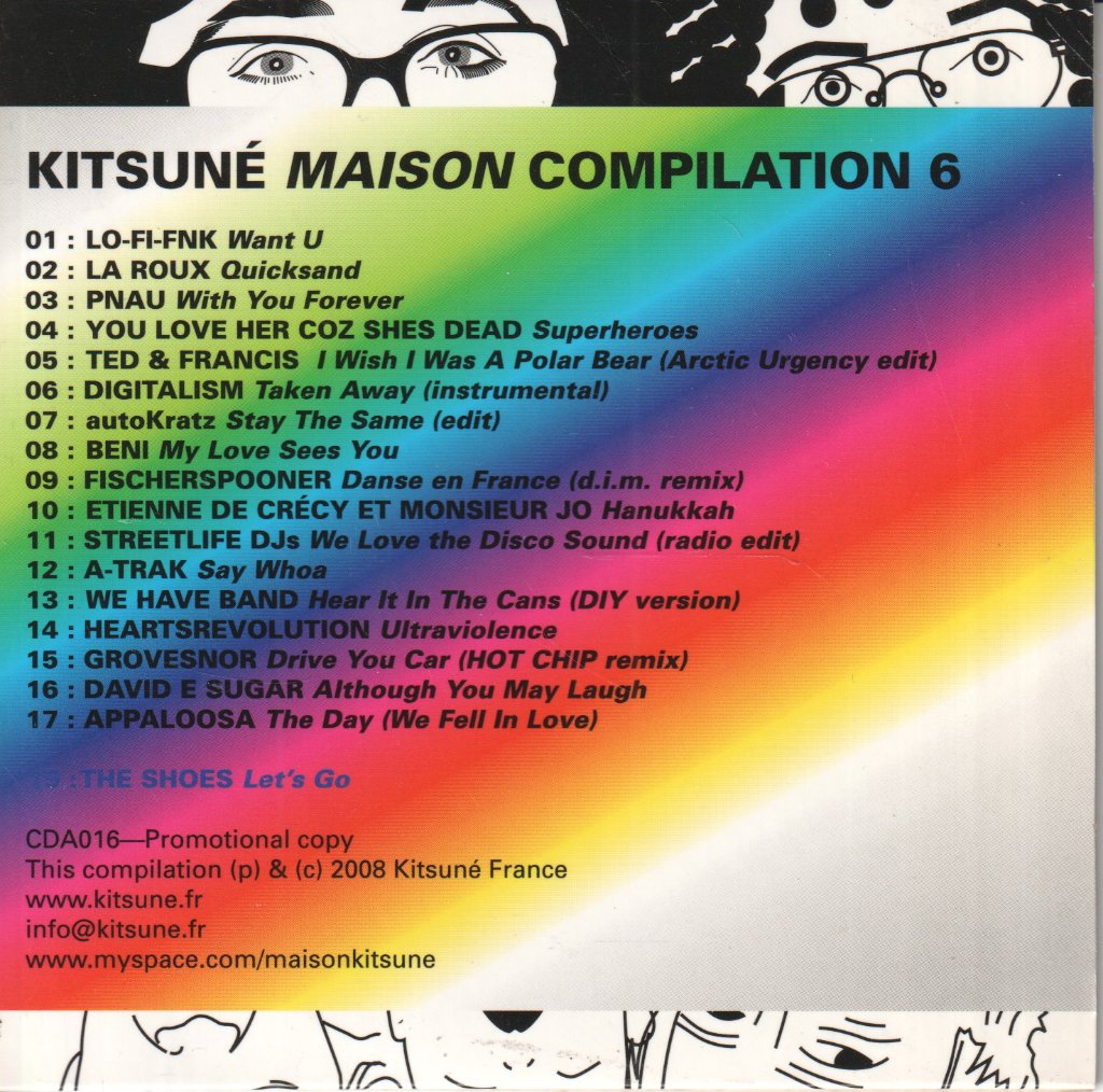 Various Artists - Kitsuné Maison Compilation 6 - Cd