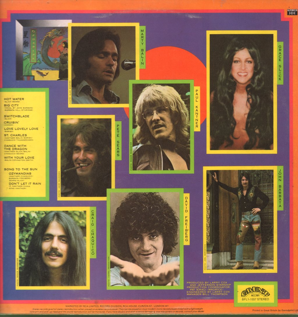 Jefferson Starship - Spitfire - Lp