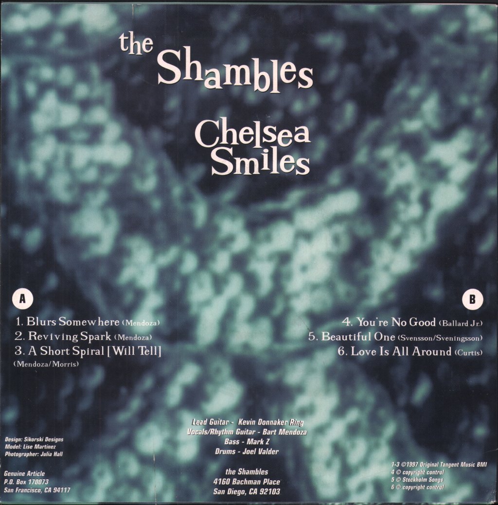 Shambles - Chelsea Smiles - 10 Inch