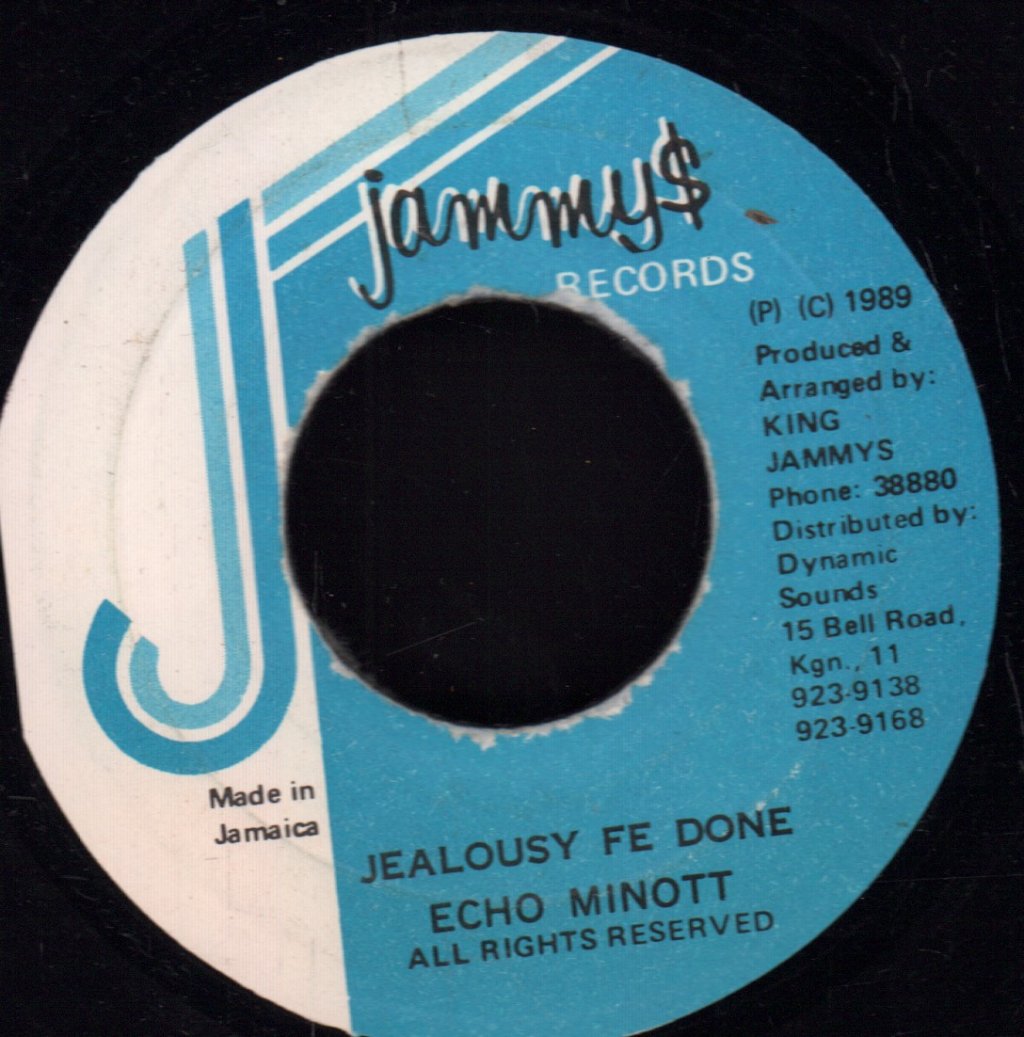Echo Minott - Jealousy Fe Done - 7 Inch