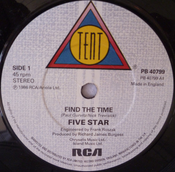 Five Star - Find The Time - 7 Inch