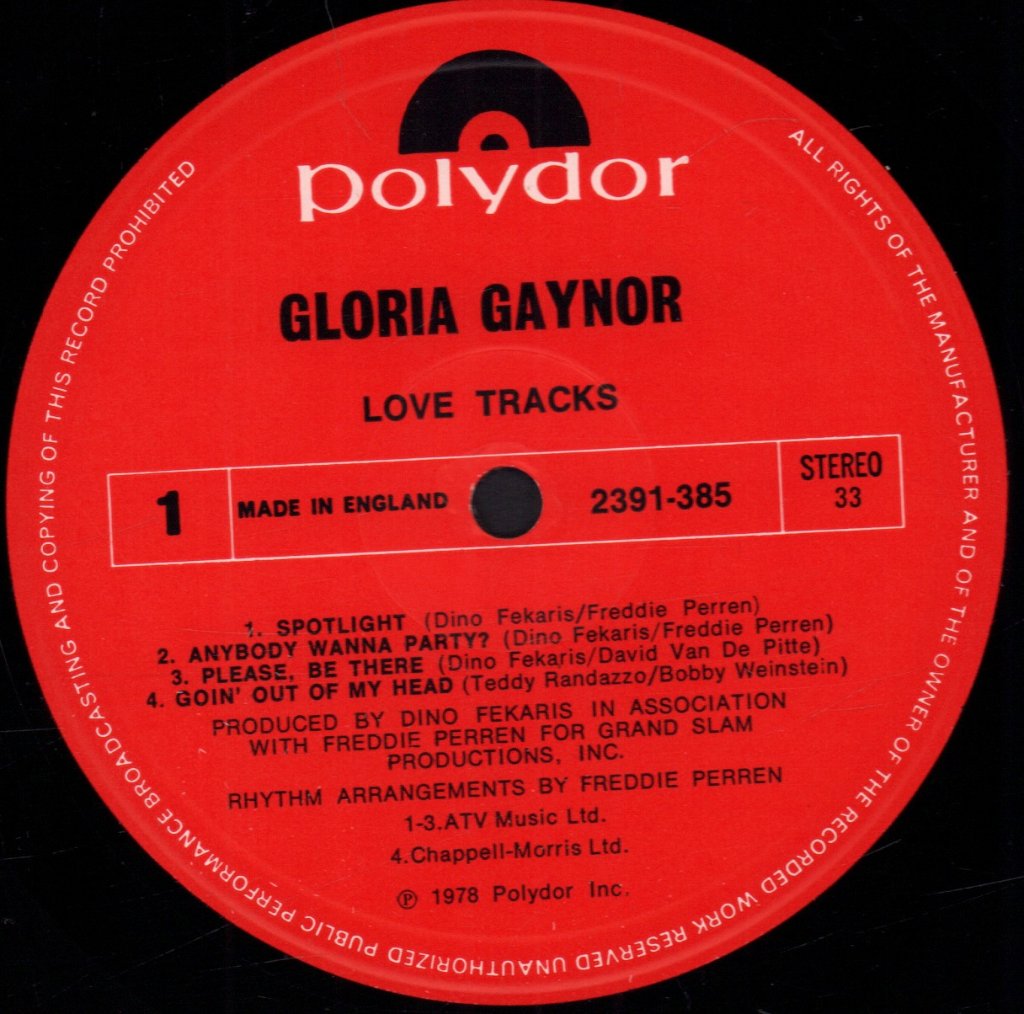 Gloria Gaynor - Love Tracks - Lp