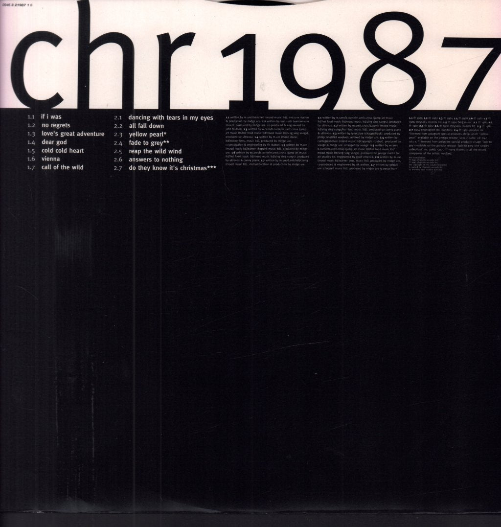 Midge Ure And Ultravox - If I Was Very Best Of - Lp