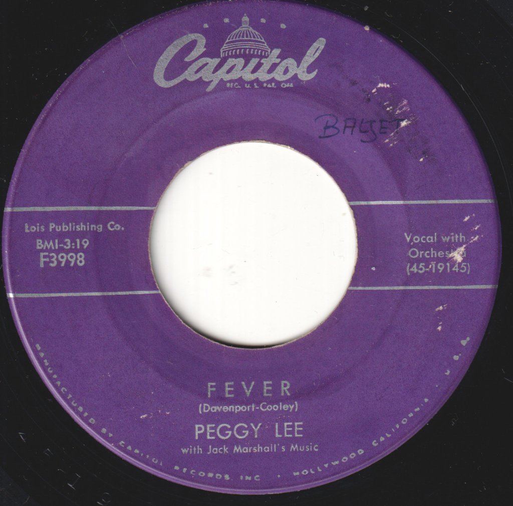Peggy Lee - Fever / You Don't Know - 7 Inch