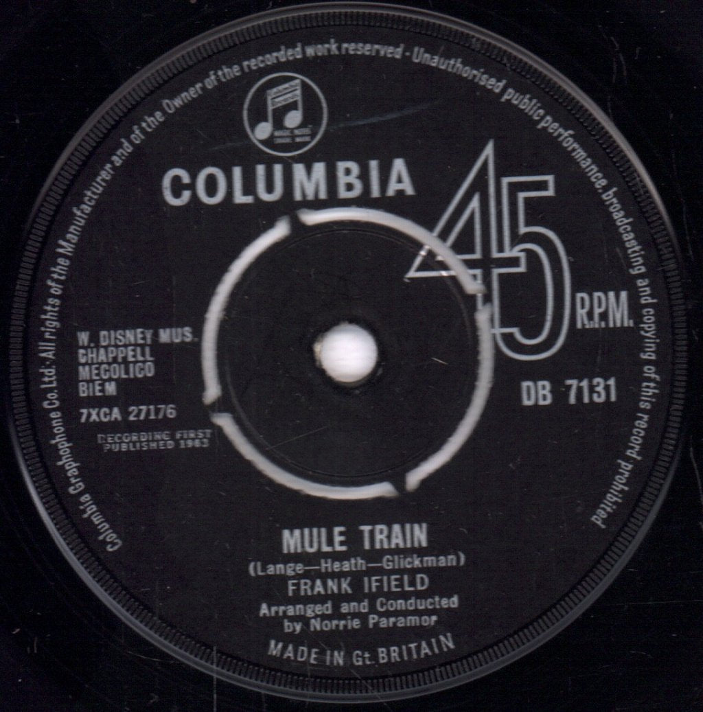 Frank Ifield - Mule Train - 7 Inch