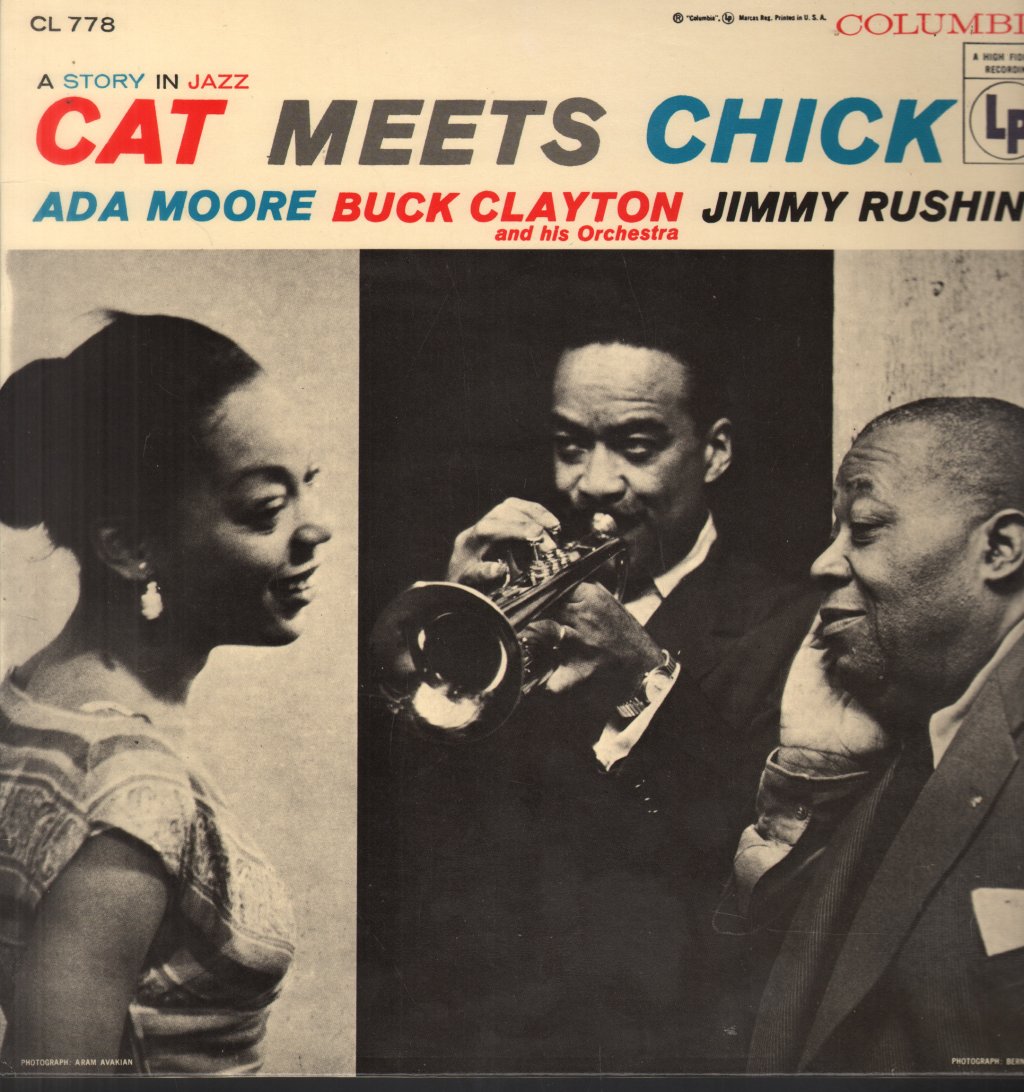 Buck Clayton / Jimmy Rushing / Ada Moore - Cat Meets Chick a story in jazz - Lp