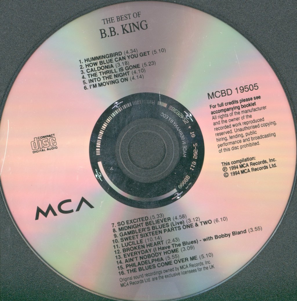 B.B. King - Very Best Of B. B. King - Cd