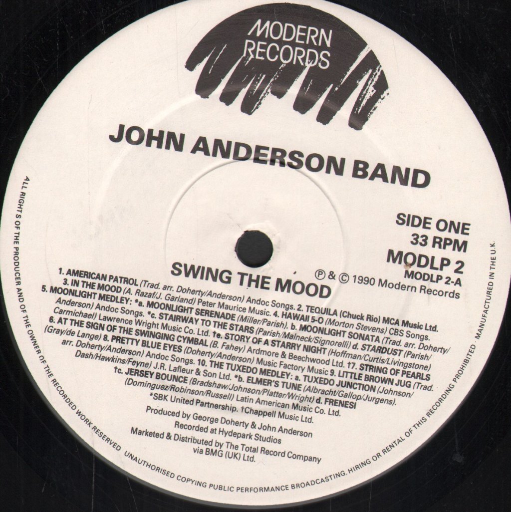 John Anderson - Swing The Mood - Lp
