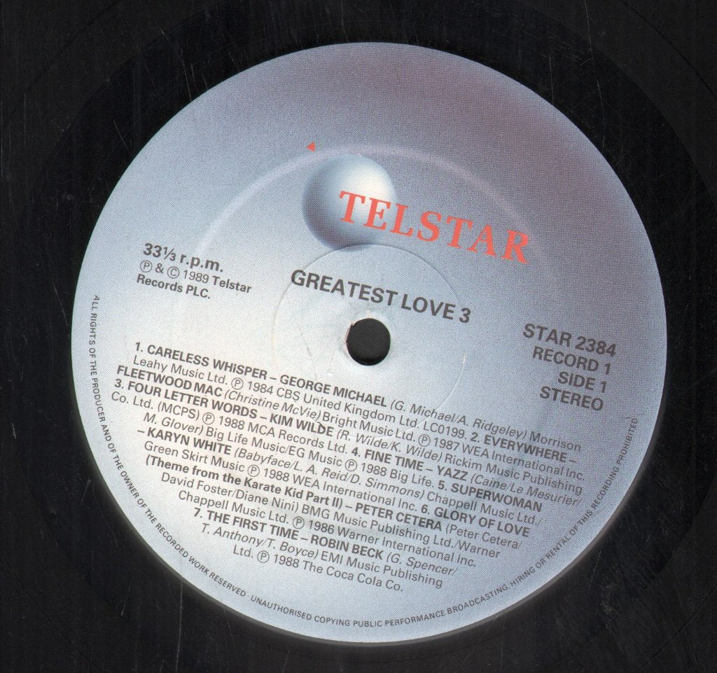 Various Artists - Greatest Love 3 - Double Lp