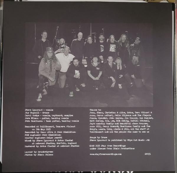 Steve Ignorant Band - As It Is Now Live In Tampere 2023 - Lp