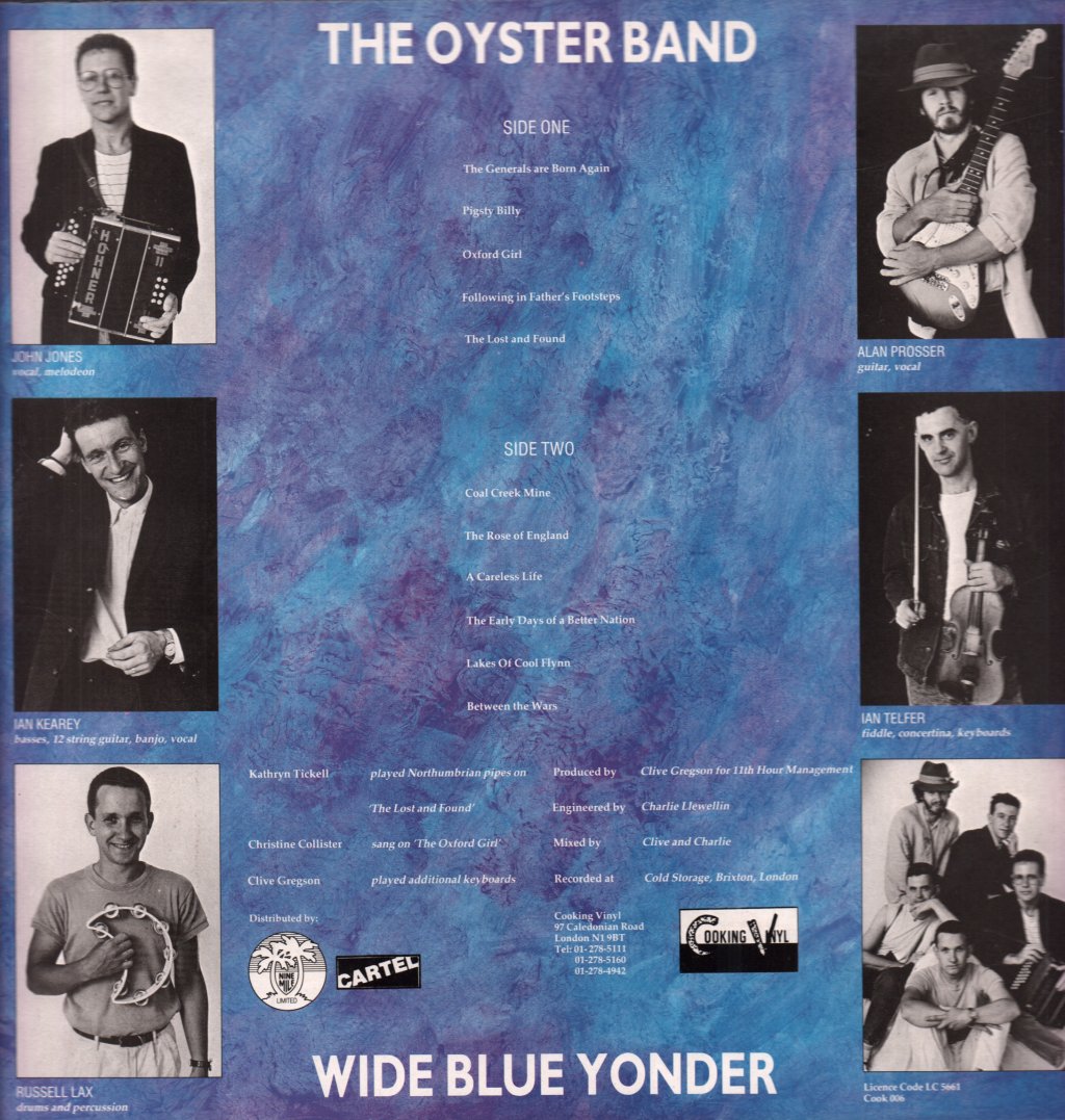 Oyster Band - Wide Blue Yonder - Lp