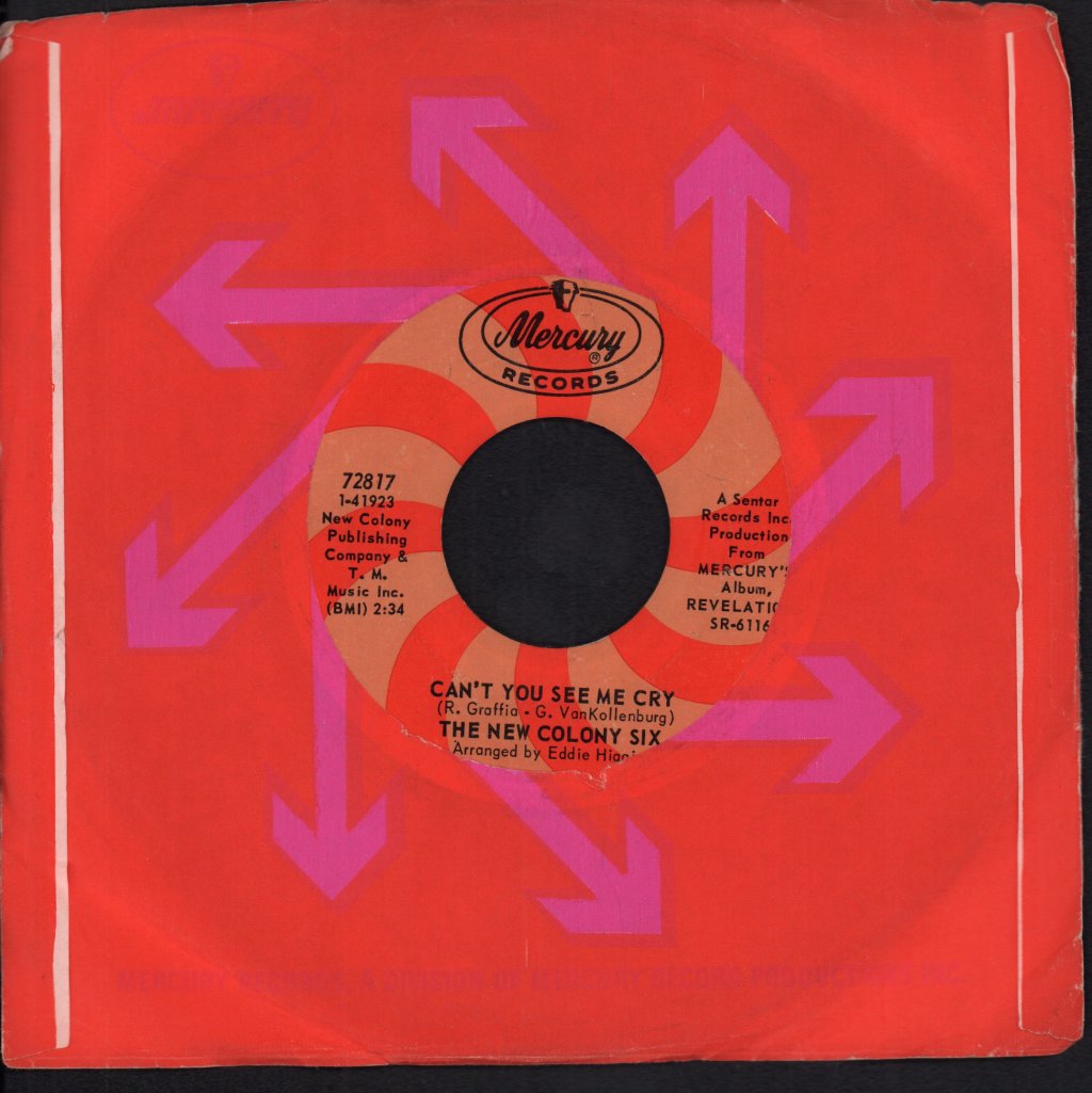 New Colony Six - Can't You See Me Cry - 7 Inch