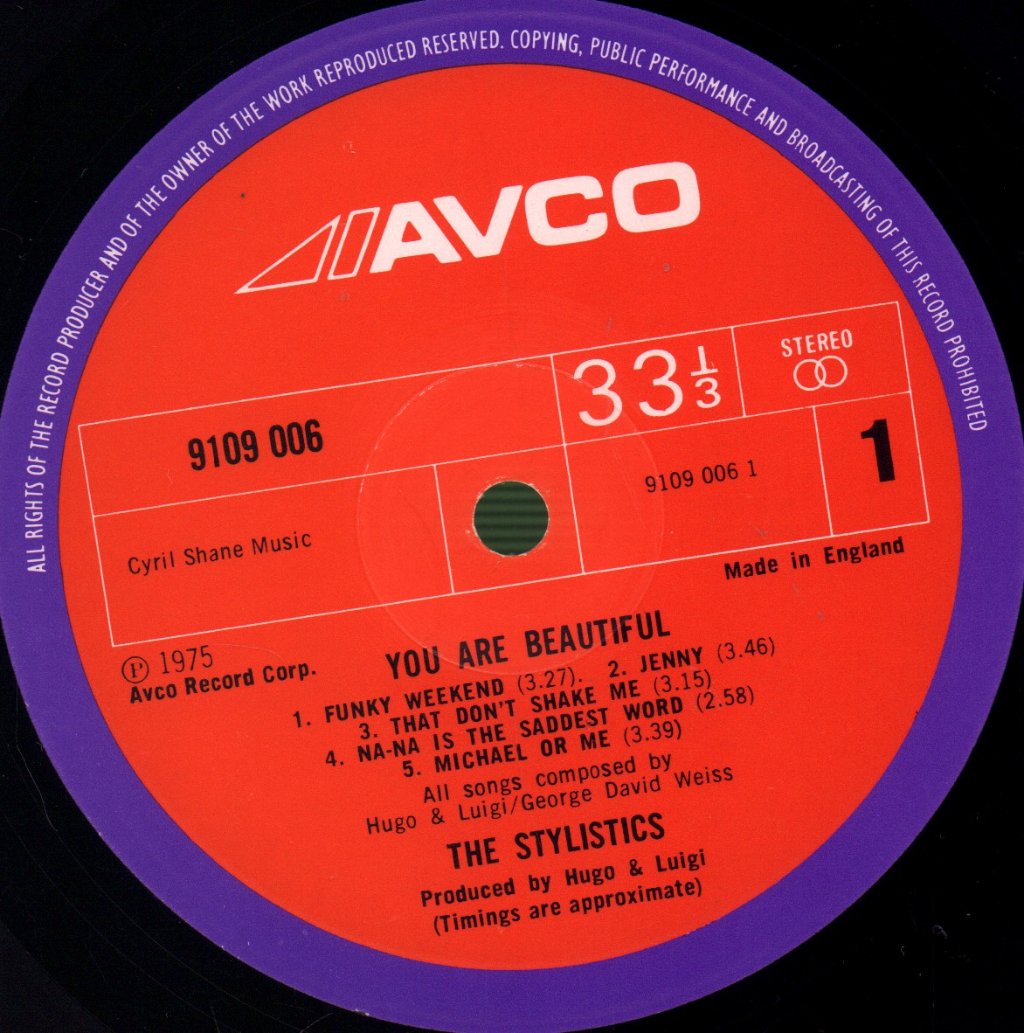 Stylistics - You Are Beautiful - Lp