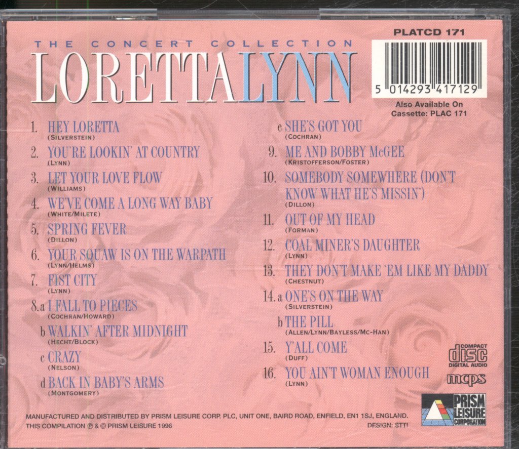 Loretta Lynn - Concert Collection Loretta Lynn - Cd