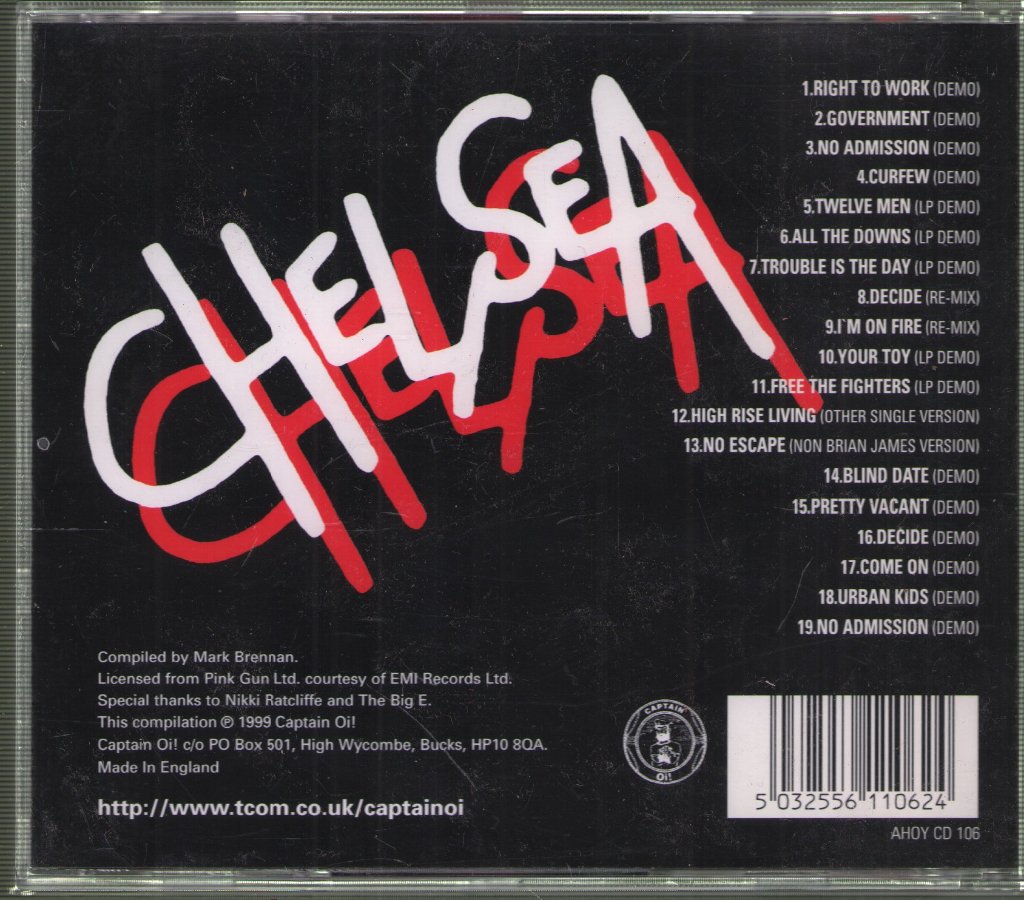 Chelsea - Punk Rock Rarities - Cd