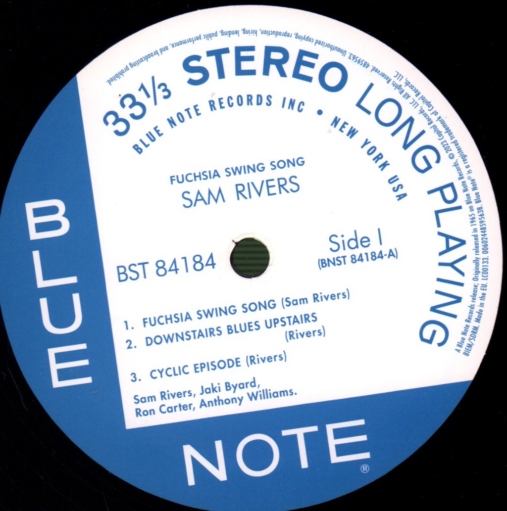 Sam Rivers - Fuchsia Swing Song - Lp