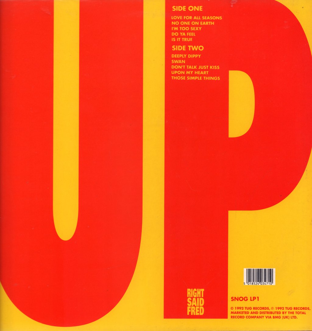 Right Said Fred - Up - Lp