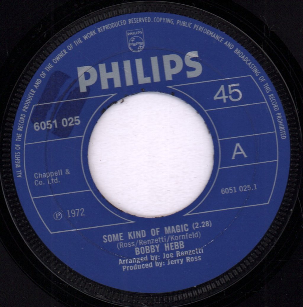 Bobby Hebb - Some Kind Of Magic - 7 Inch