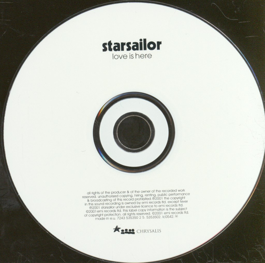 Starsailor - Love Is Here - Cd