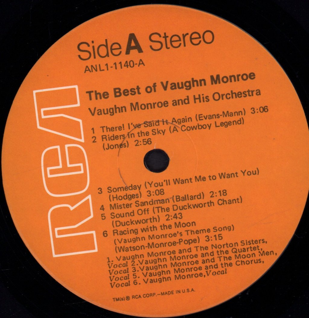 Vaughn Monroe - Best Of - Lp