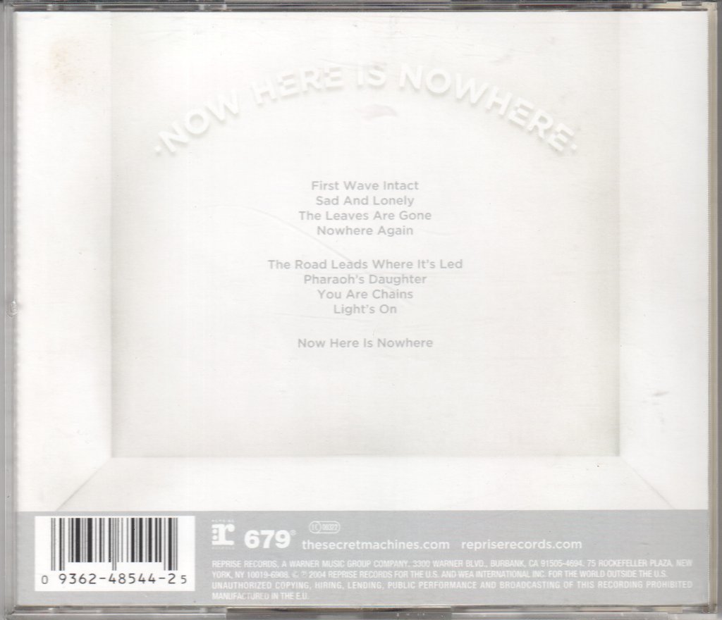 Secret Machines - Now Here Is Nowhere - Cd