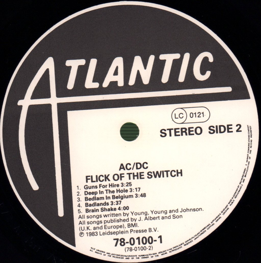 AC/DC - Flick Of The Switch - Lp