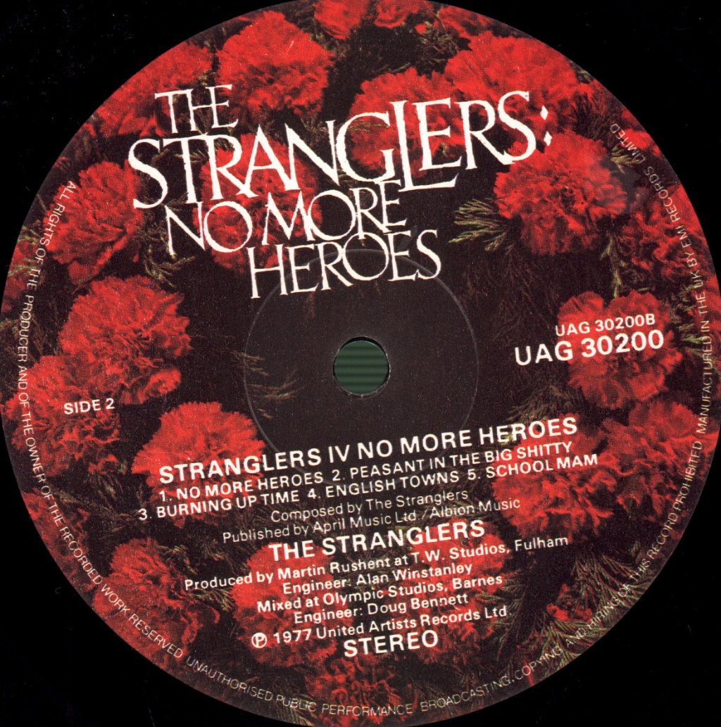 Stranglers - No More Heroes - Lp