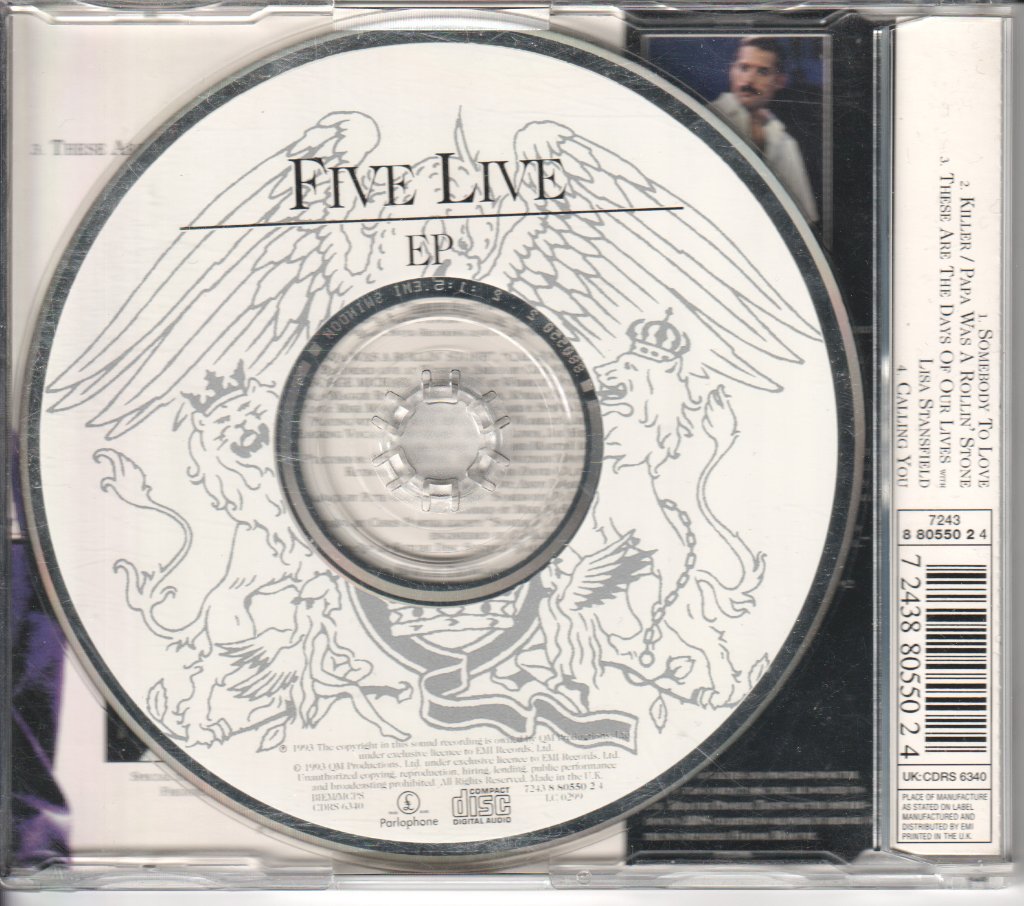 George Michael And Queen - Five Live Ep - Cd