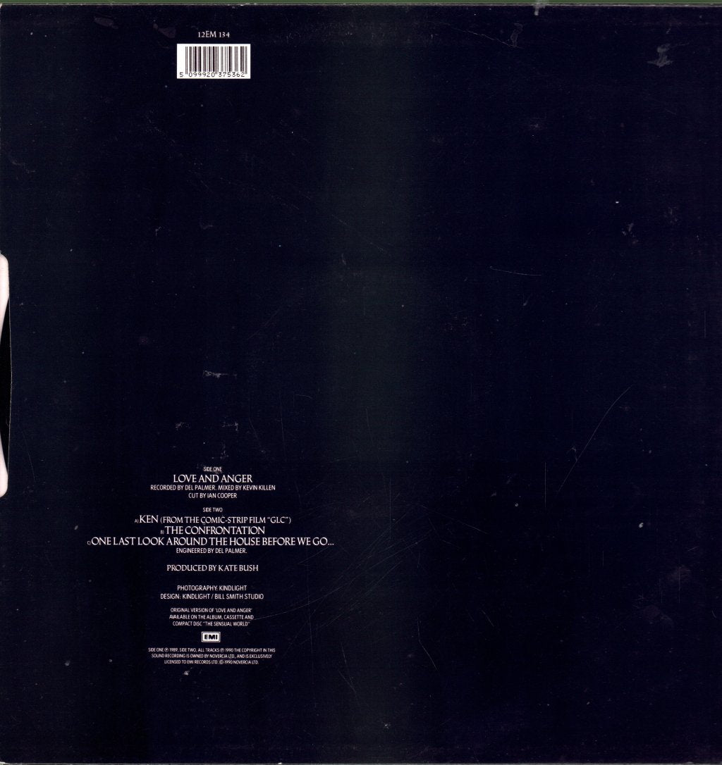 Kate Bush - Love And Anger - 12 Inch