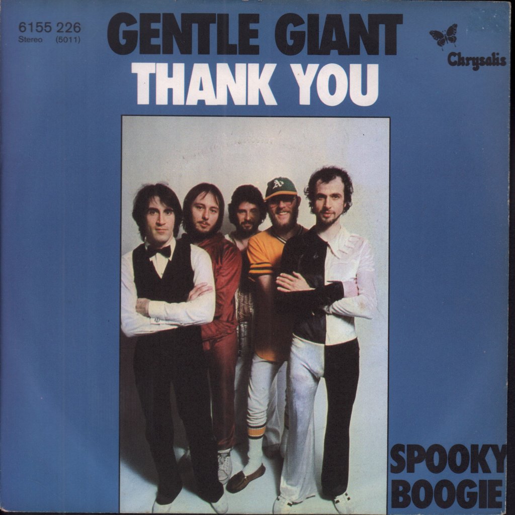 Gentle Giant - Thank You - 7 Inch