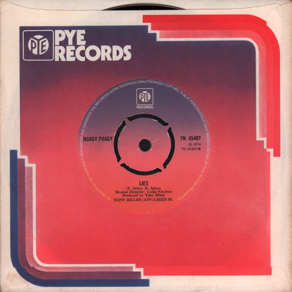 Hoagy Poagy - One Step Behind The Music - 7 Inch