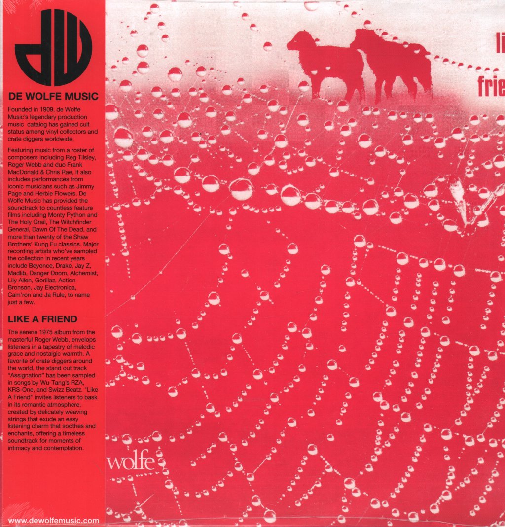 Roger Webb - Like A Friend - Lp