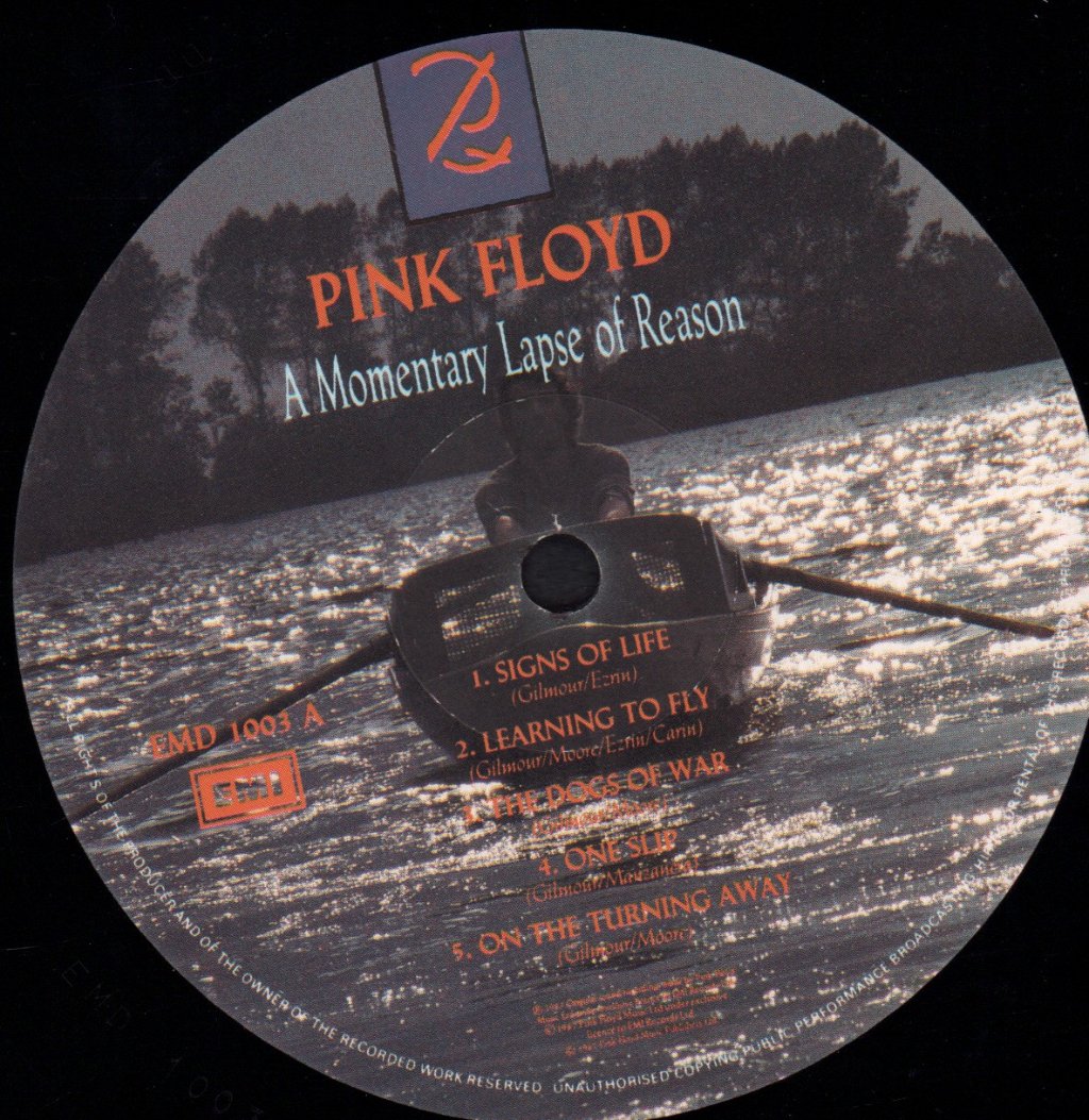 Pink Floyd - A Momentary Lapse Of Reason - Lp
