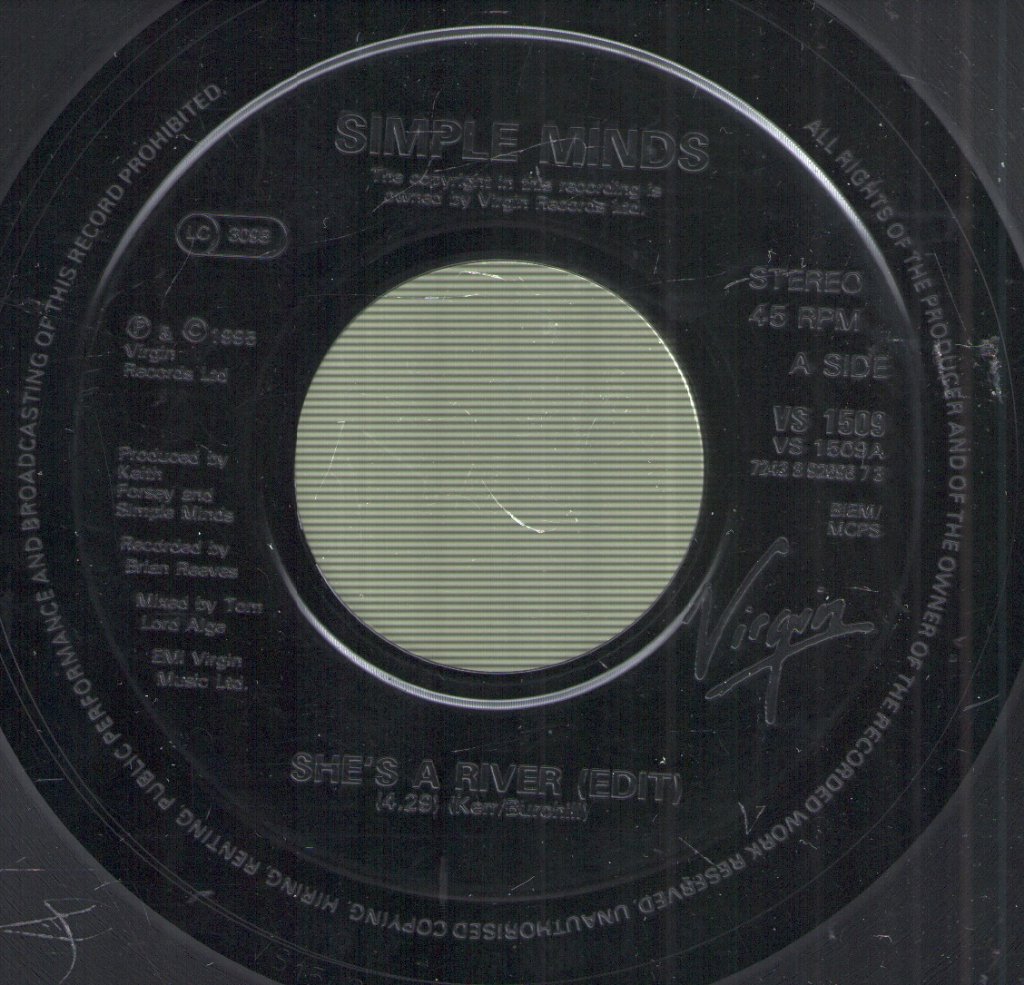 Simple Minds - She's A River - 7 Inch