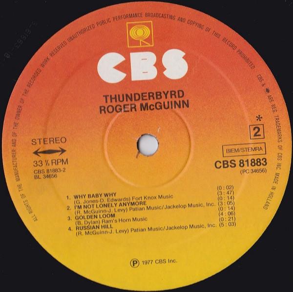 Roger Mcguinn - Thunderbyrd - Lp