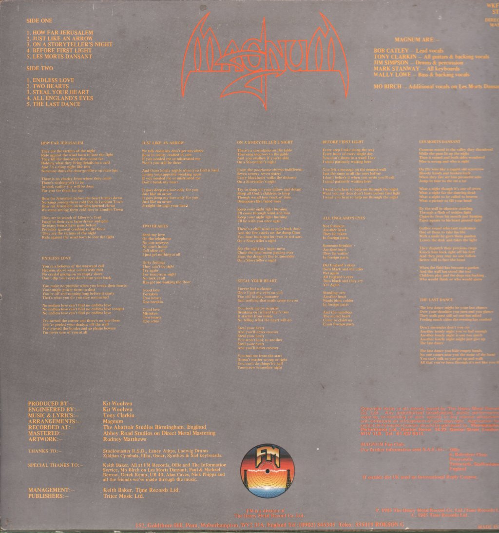 Magnum - On A Storyteller's Night - Lp