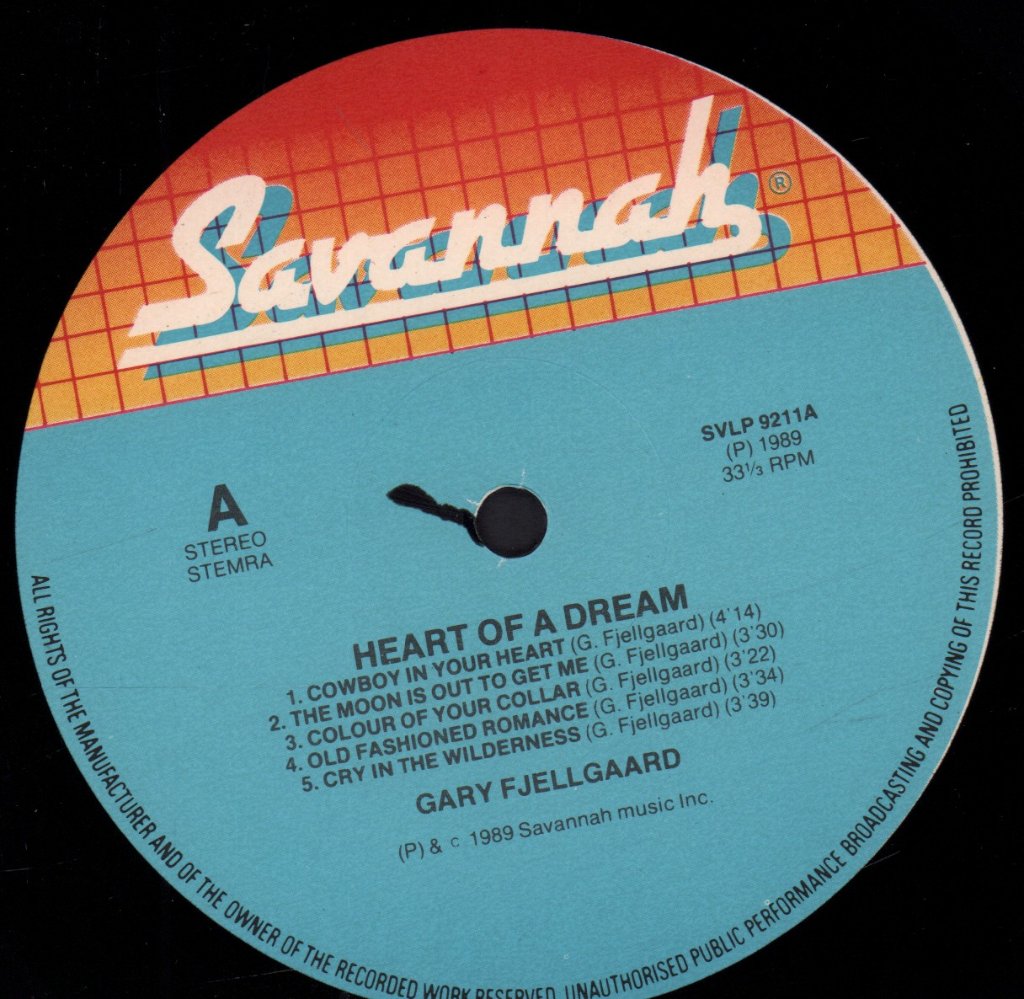Gary Fjellgaard - Heart Of A Dream - Lp