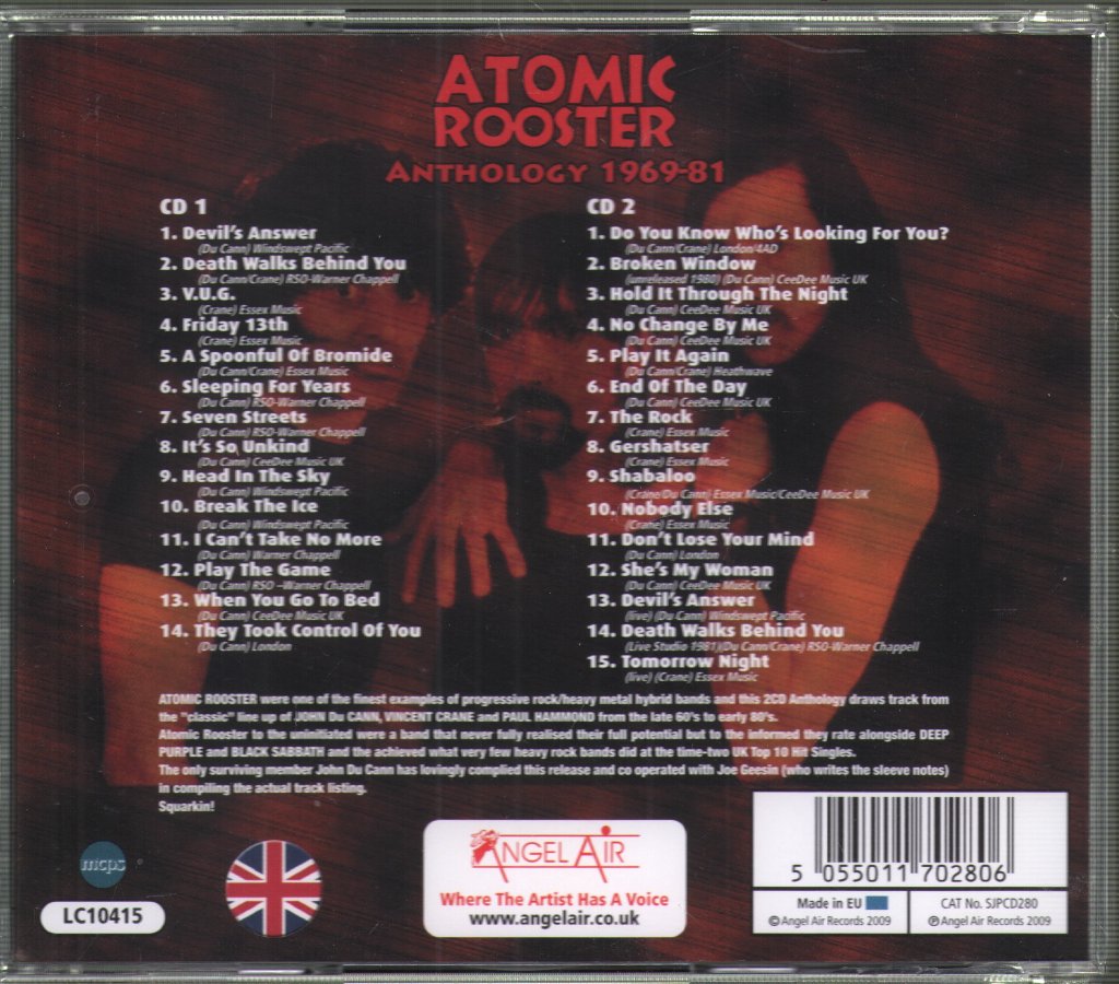 Atomic Rooster - Anthology 1969-81 - Double Cd