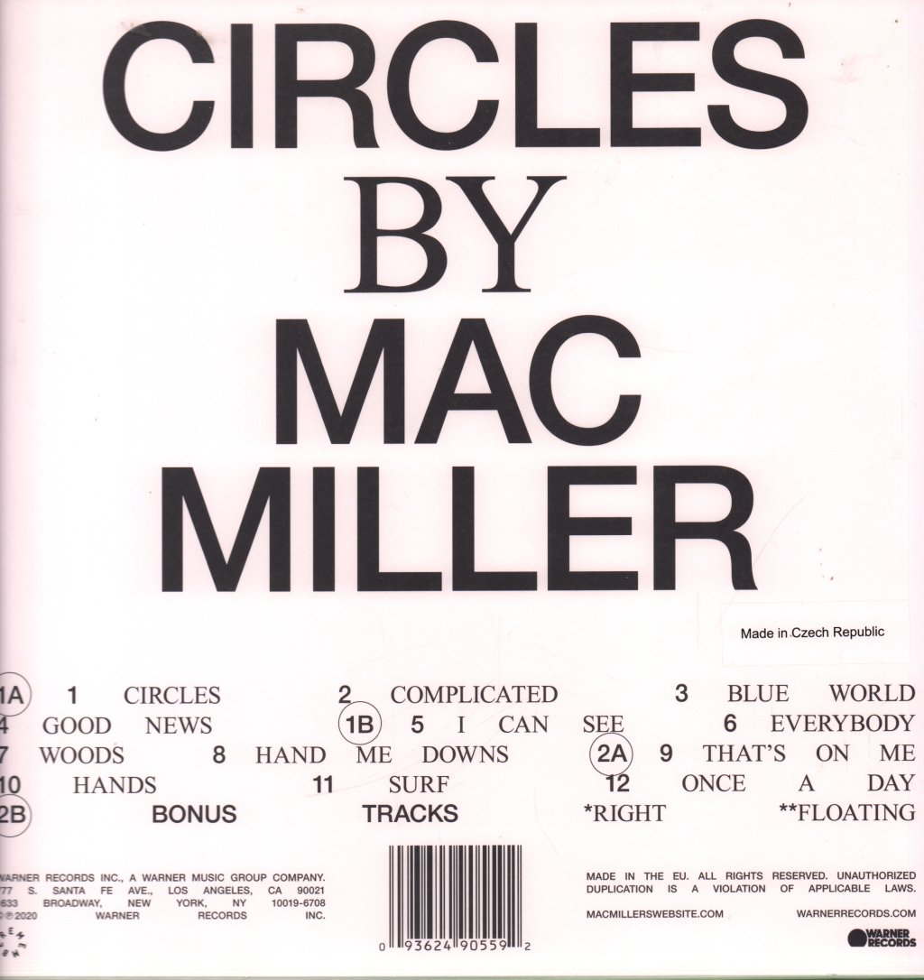 Mac Miller - Circles - Double Lp