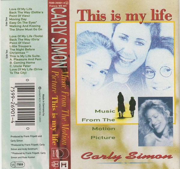 Carly Simon - This Is My Life - Music From the Motion Picture - Cassette