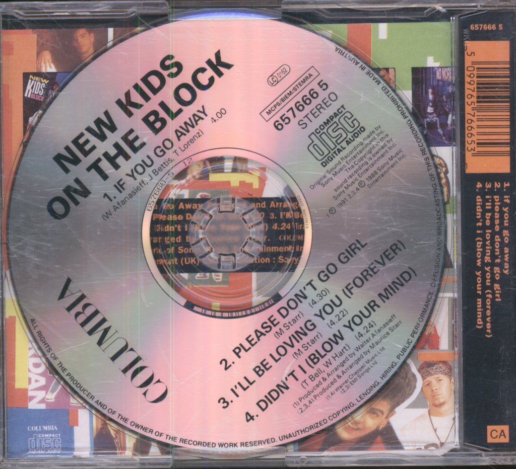 New Kids On The Block - If You Go Away - Cd
