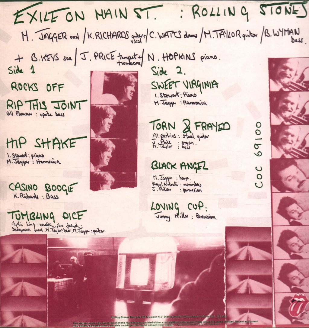 Rolling Stones - Exile On Main St. - Double Lp