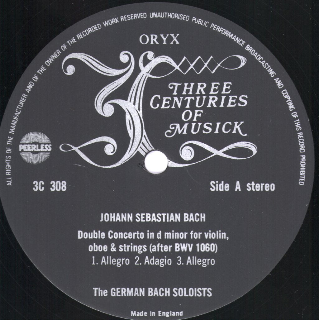 German Bach Soloists / Frankfurt Bach Orchestra - Johan Sebastian Bach / Johann Christian Bach - Lp