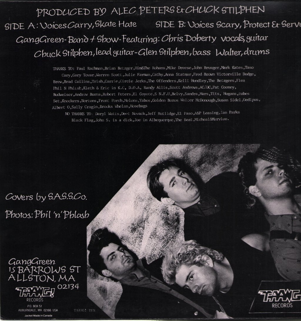 Gang Green - P. M. R. C. Sucks - 12 Inch